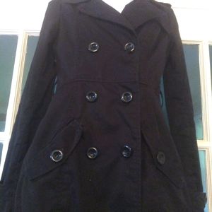 Black rain coat